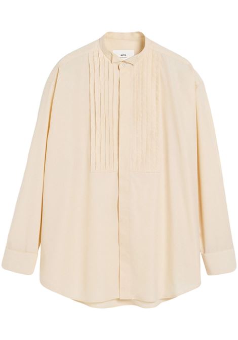 Beige pleated shirt Ami paris - men